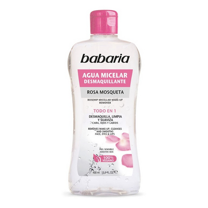 Babaria Água Micelar desmaquilhante Rosa Mosqueta 400ml